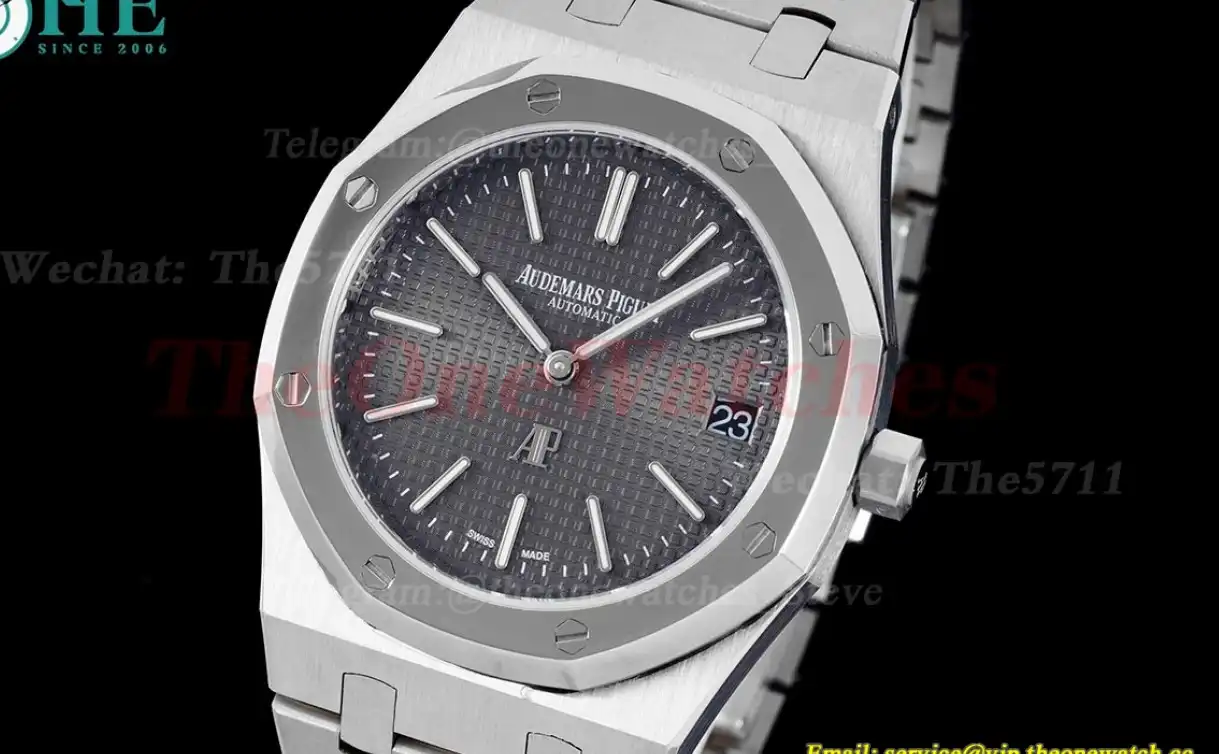 Royal Oak 39mm 15202 Grey Textured Dial SS SS BF A2121