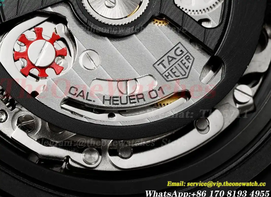 Carrera Cal. HEUER 01 43mm CER CER Blk XF A1887 Chrono