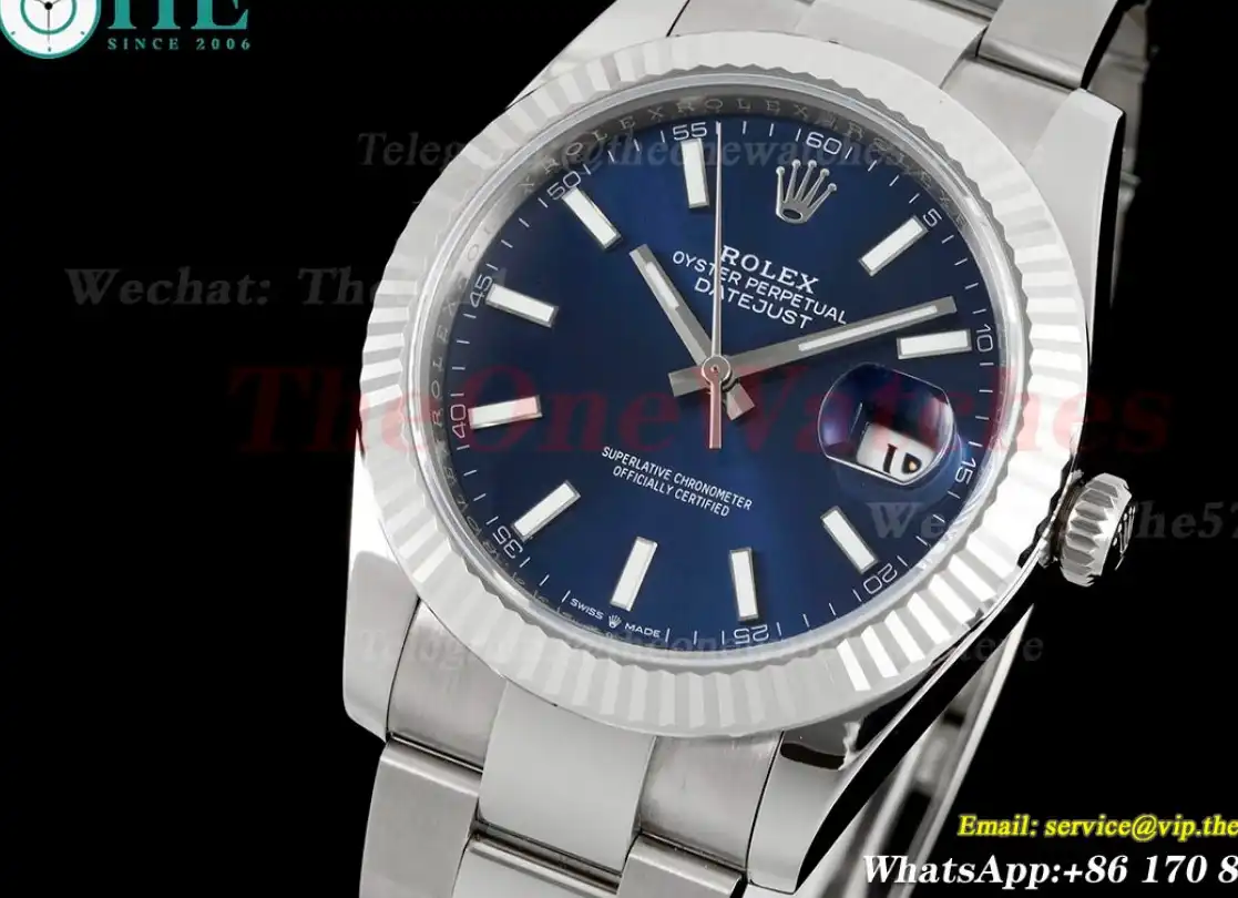 Datejust 126334 41mm Oyster Flt 904L SS SS Blue Stk VSF VS3235