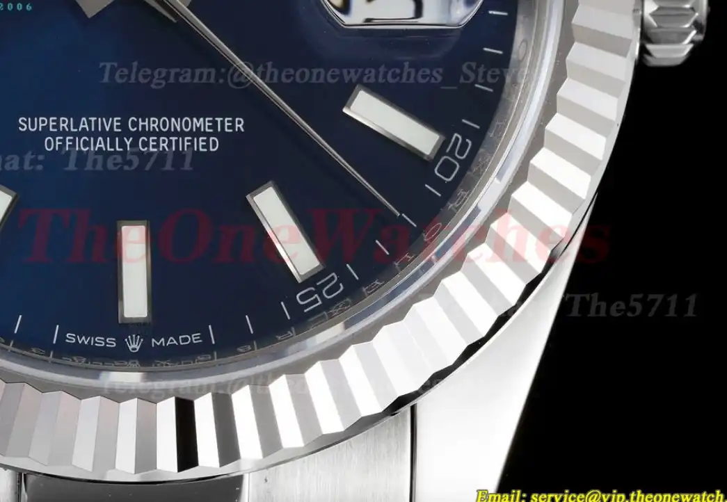 Datejust 126334 41mm Oyster Flt 904L SS SS Blue Stk VSF VS3235