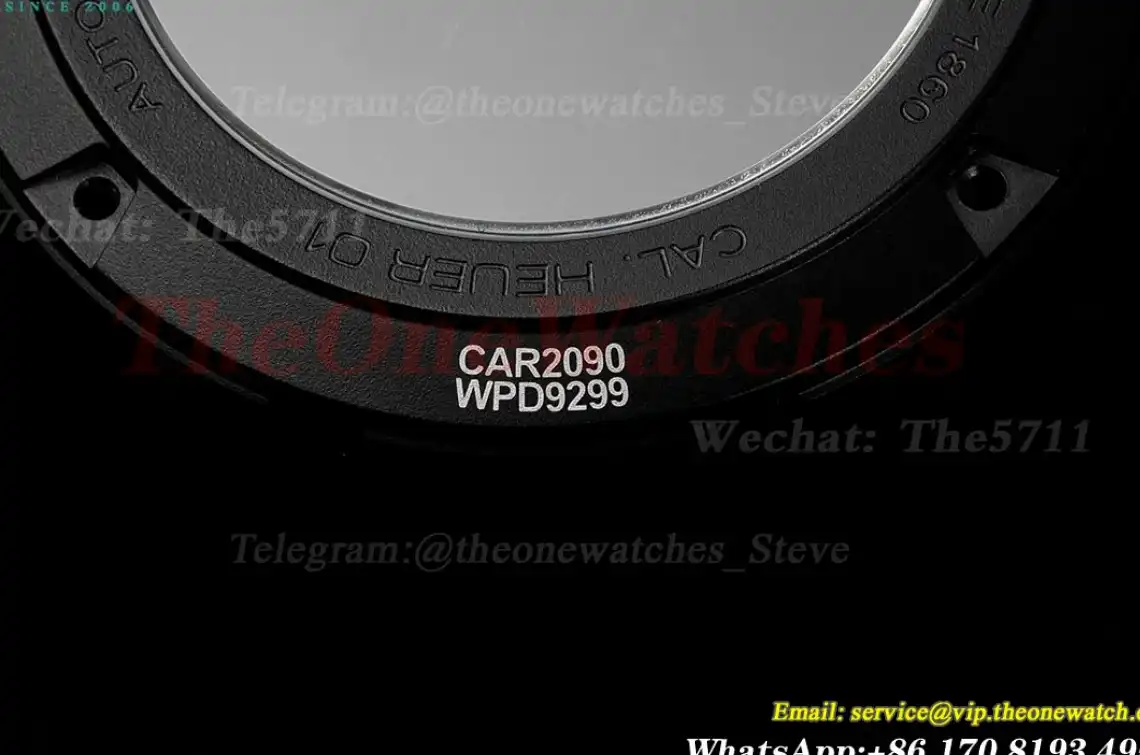 Carrera Cal. HEUER 01 43mm CER CER Blk XF A1887 Chrono