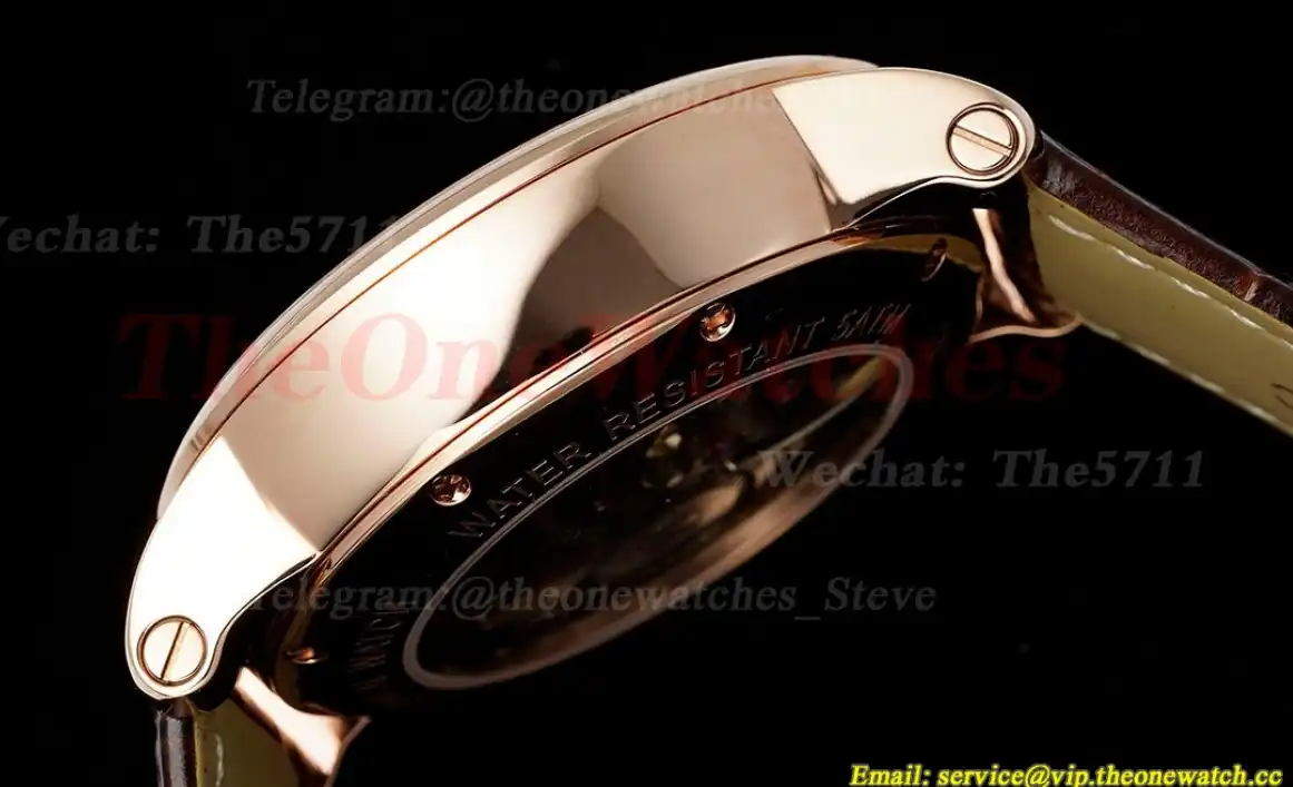 Rotonde De Cartier 42mm RG LE White Textured Dial RMSF Tourb