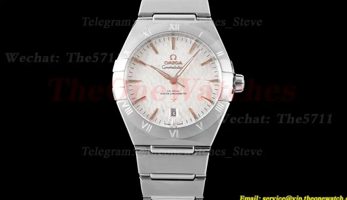 Constellation 39mm SS SS White Textured Dial ASWF A8800