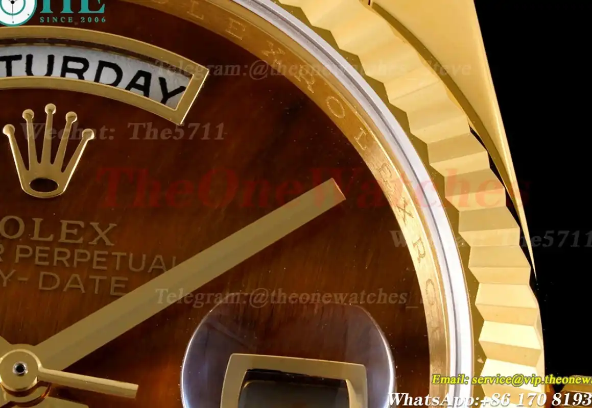 DayDate 36mm YG YG Pres Tiger’s Eye Dial RAF A2836