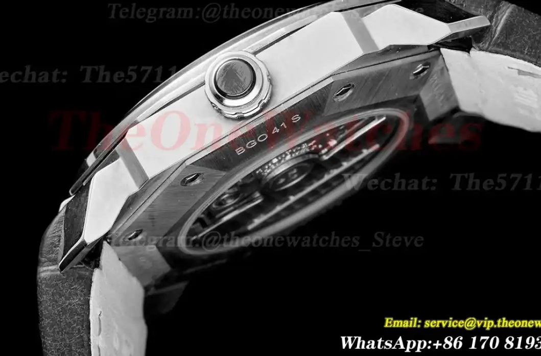 OCTO Solotempo 41mm SS LE Black dial On Black Strap BVF V3 A191