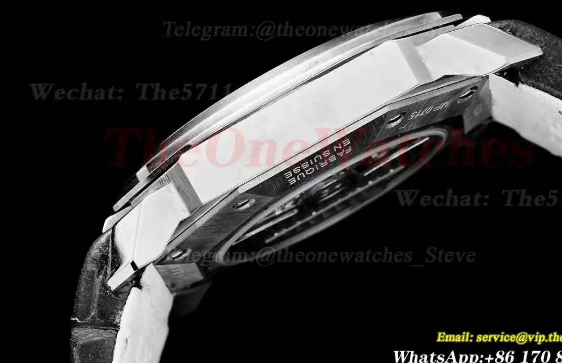 OCTO Solotempo 41mm SS LE White dial On Black Strap BVF V3 A191