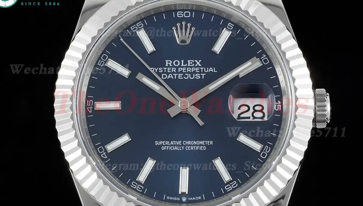 Datejust 126334 41mm Oyster 904L Blue SS SS GMF VR3235