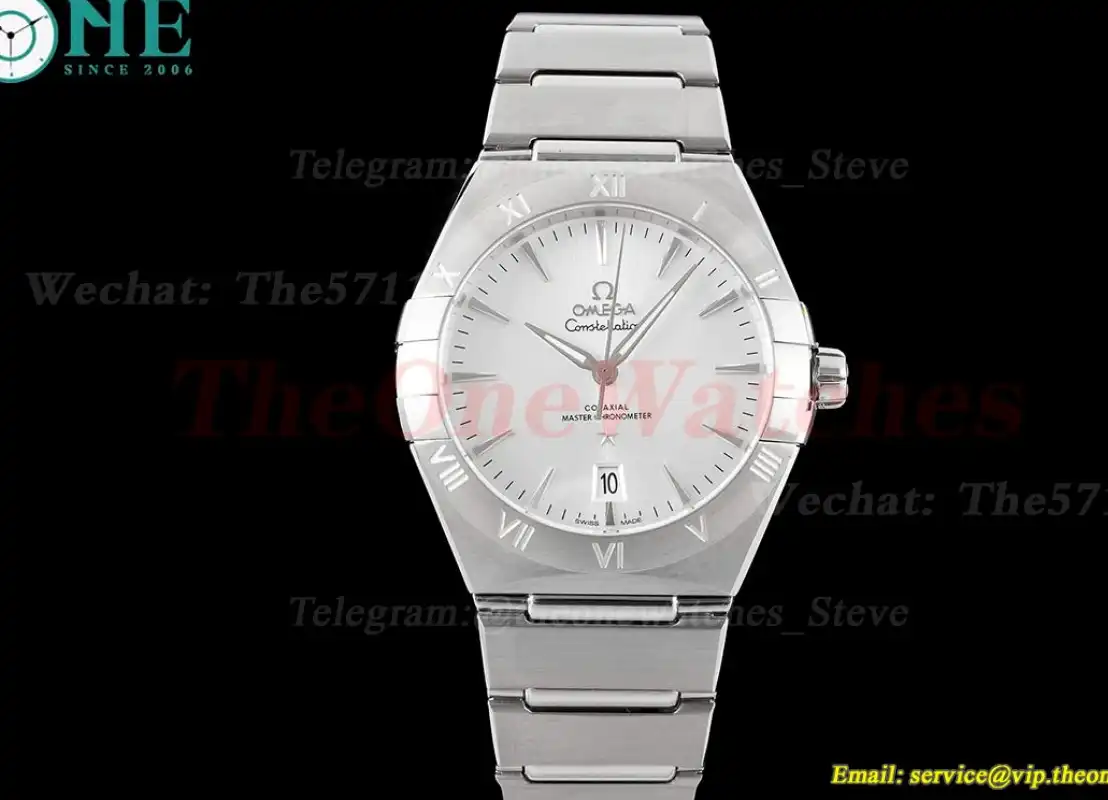 Constellation 39mm SS SS Silver Dial ASWF A8800