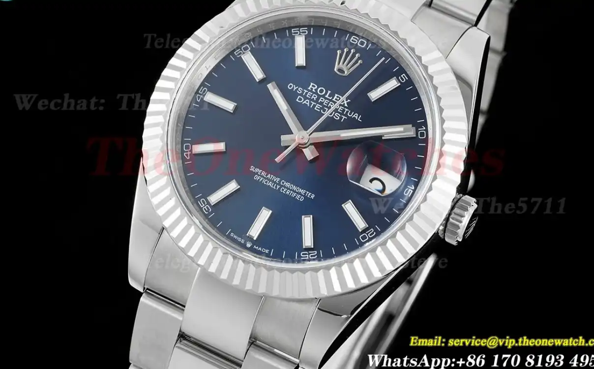 Datejust 126334 41mm Oyster 904L Blue SS SS GMF VR3235