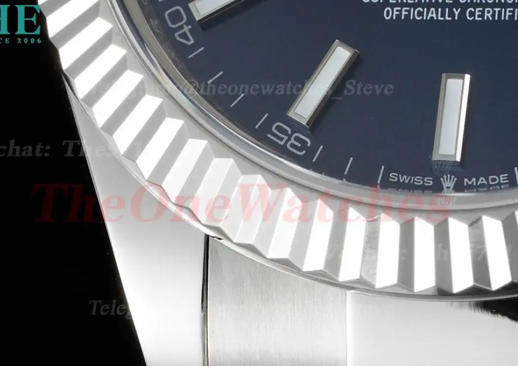 Datejust 126334 41mm Oyster 904L Blue SS SS GMF VR3235