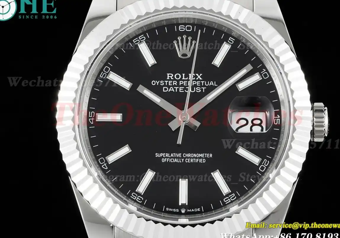 Datejust 126334 41mm Oyster Black SS SS GMF VR3235