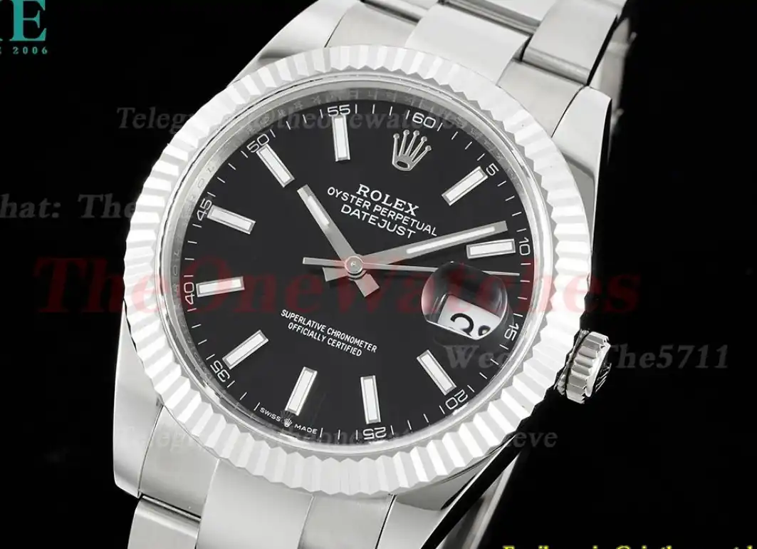 Datejust 126334 41mm Oyster Black SS SS GMF VR3235