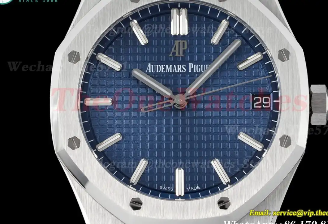 Royal Oak 41mm 15500 SS SS Blue Stk ZF V3 A4302 Super Clone