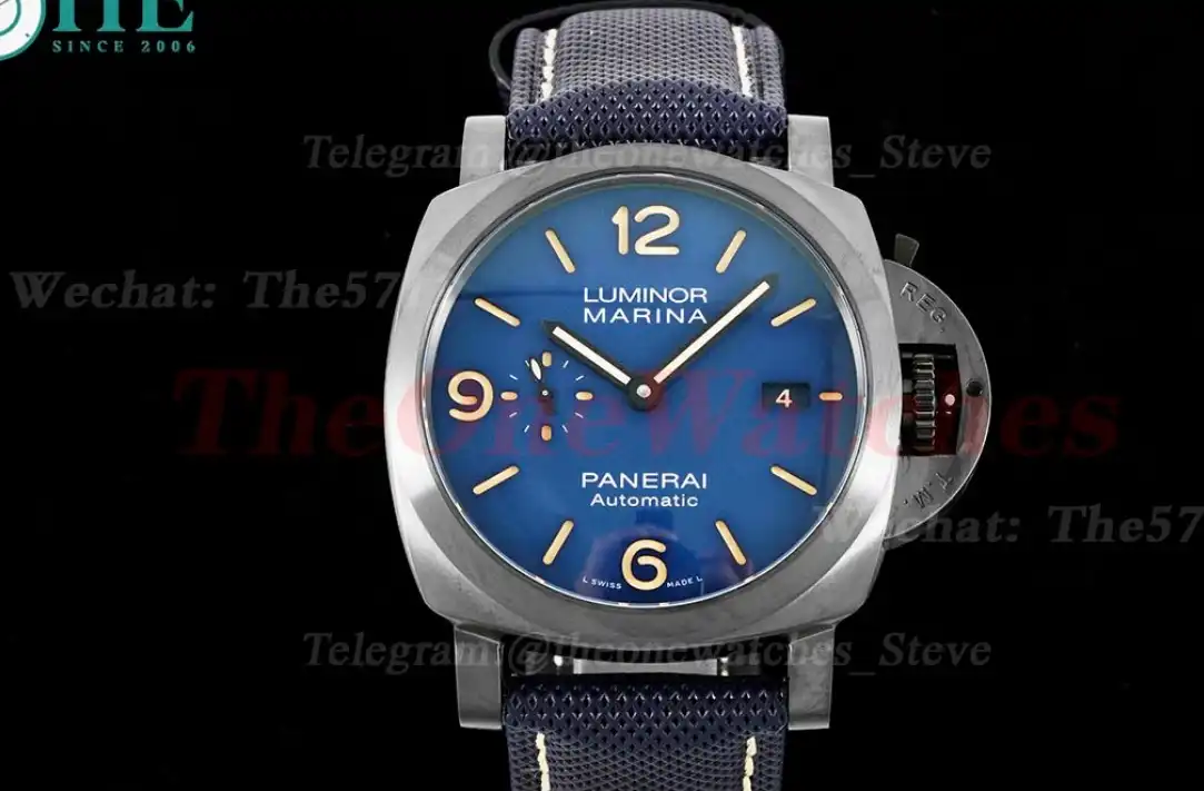 Luminor Marina PAM1021 44mm DLC LE Blue Dial TTF P9010