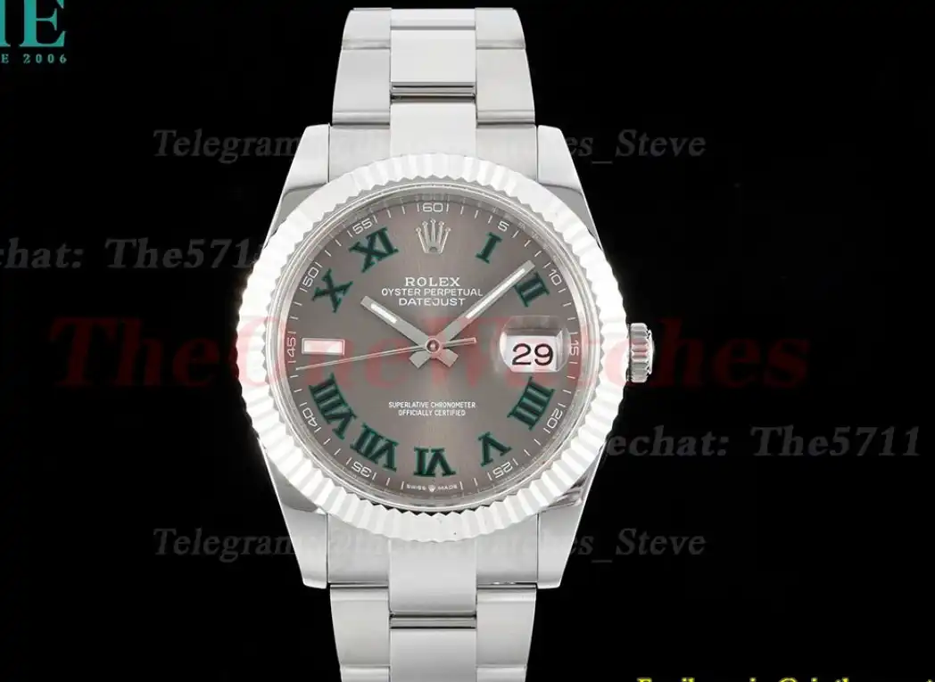 Datejust 126334 41mm Oyster 904L Grey Rmn SS SS GMF VR3235