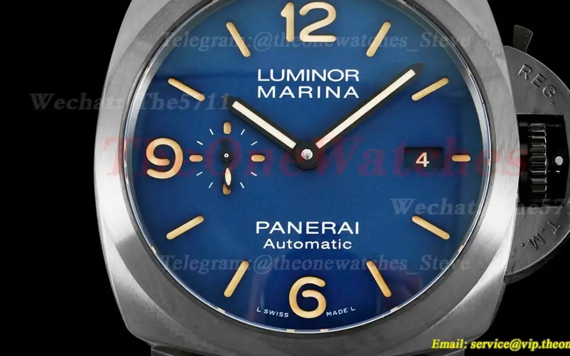 Luminor Marina PAM1021 44mm DLC LE Blue Dial TTF P9010