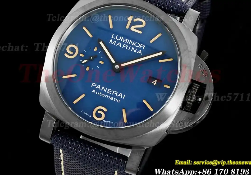 Luminor Marina PAM1021 44mm DLC LE Blue Dial TTF P9010