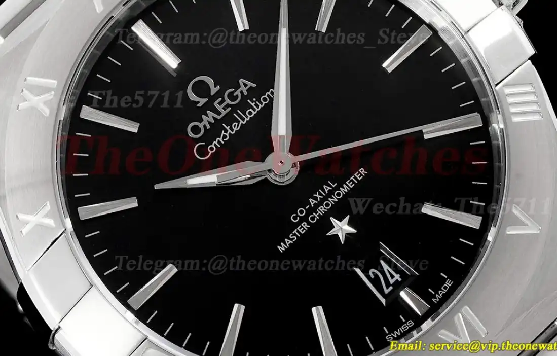 Constellation 39mm SS SS Black Dial ASWF A8800