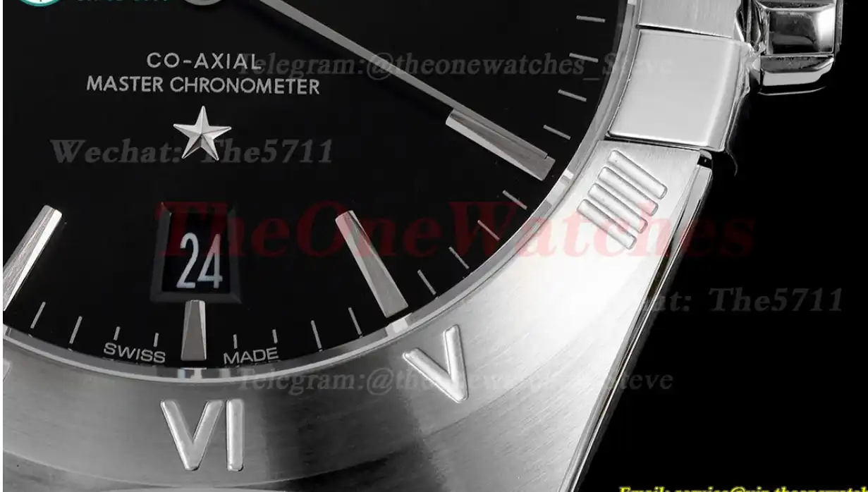 Constellation 39mm SS SS Black Dial ASWF A8800