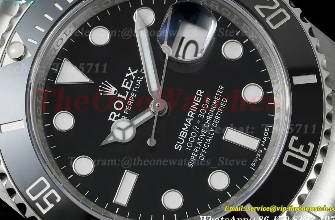 Submariner 116610LN 904L SS SS Black Clean VS3135