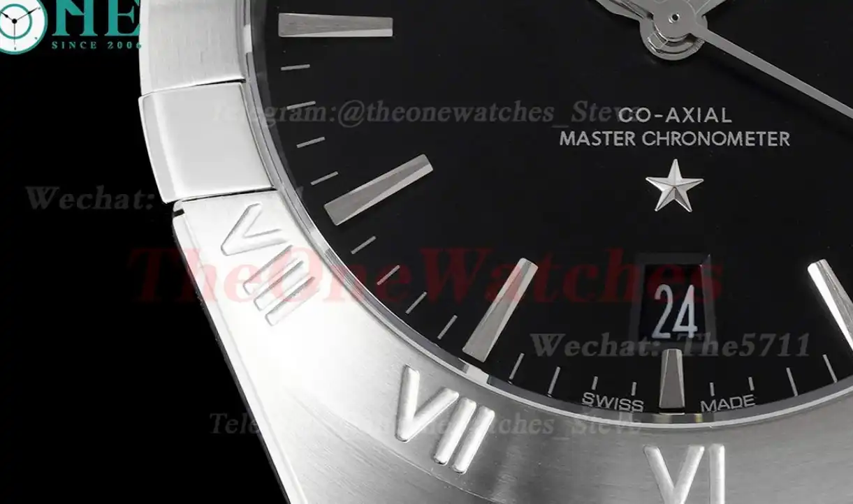 Constellation 39mm SS SS Black Dial ASWF A8800