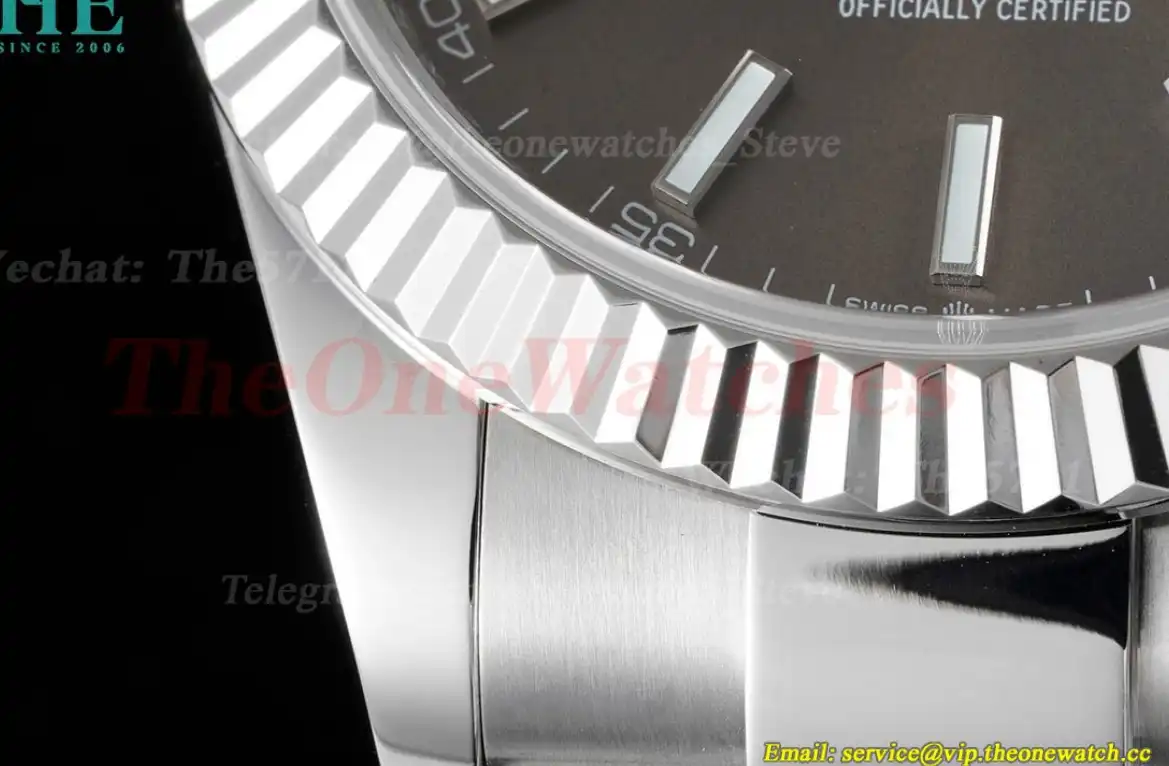 Datejust 126334 41mm Oyster 904L Grey SS SS GMF VR3235