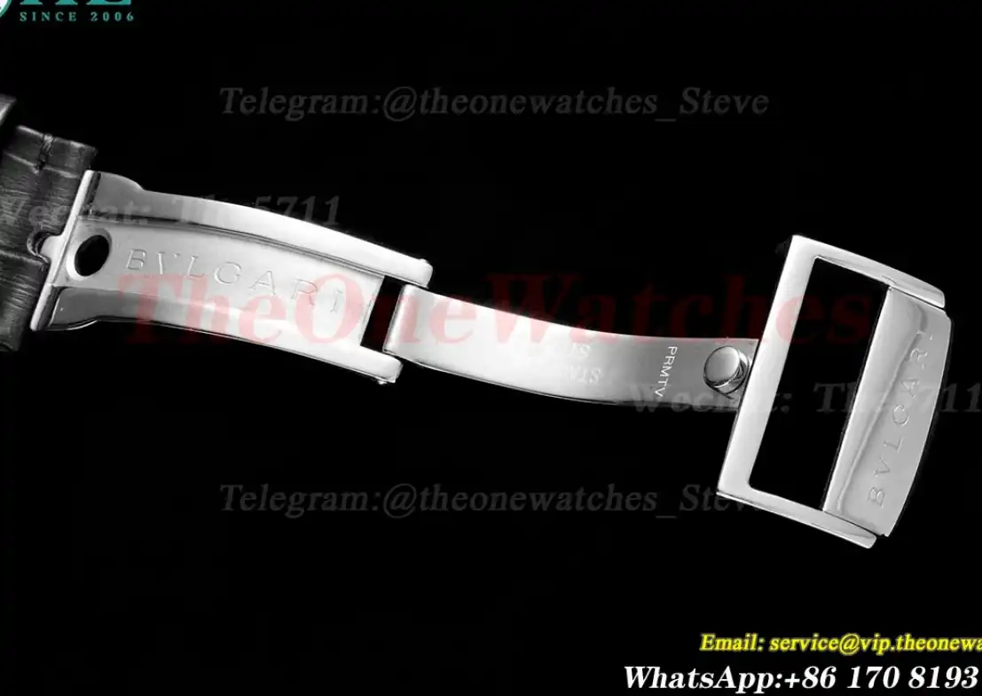 OCTO Solotempo 41mm SS LE White dial On Black Strap BVF V3 A191