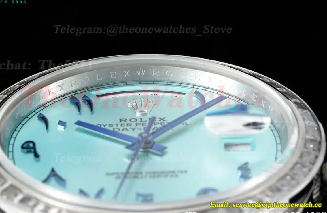 DayDate 228396 40mm SS SS Ice Blue Ara GMF A2836