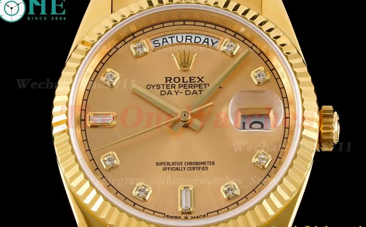 DayDate 36mm YG YG Pres Gold Dia RAF A2836