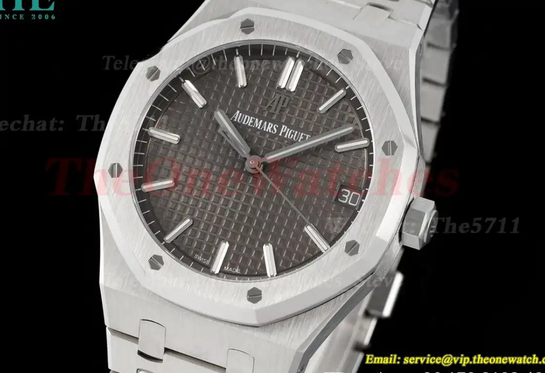 Royal Oak 41mm 15500 SS SS Grey Stk ZF V3 A4302 Super Clone