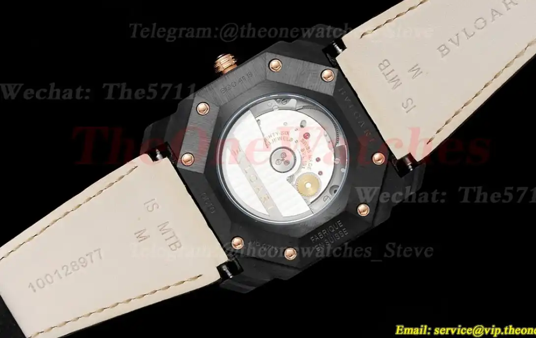 OCTO Solotempo 41mm DLC LE Black RG BVF V3 A191