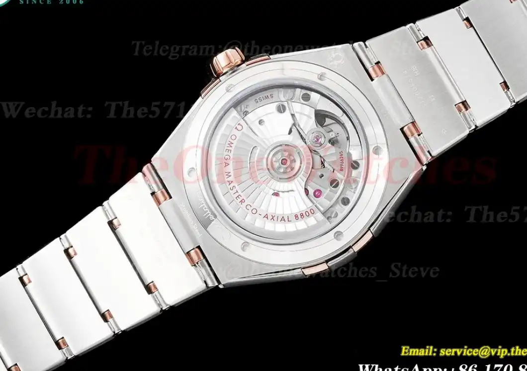 Constellation 39mm SS RG White Stk ASWF A8800