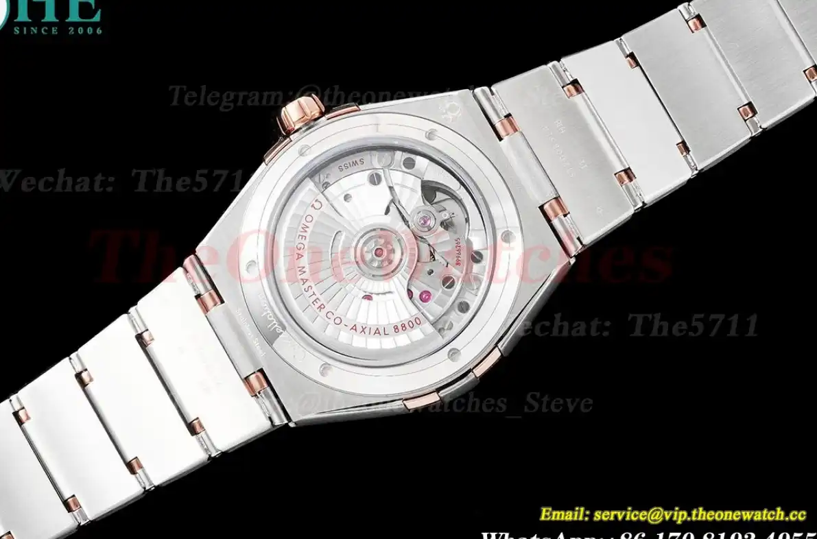 Constellation 39mm SS RG White Dia ASWF A8800