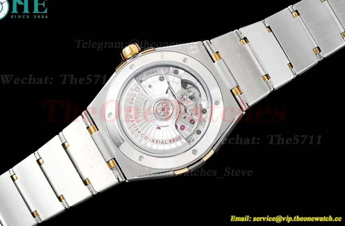 Constellation 39mm SS YG White Dia ASWF A8800