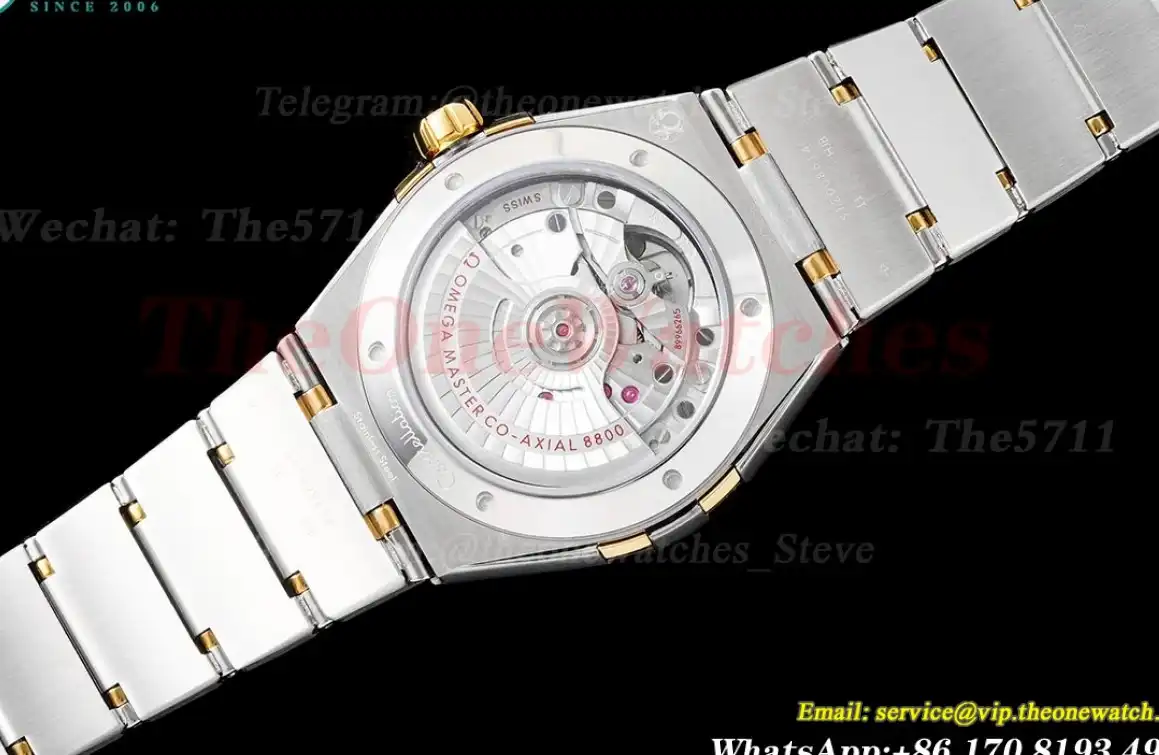 Constellation 39mm SS YG White Stk ASWF A8800