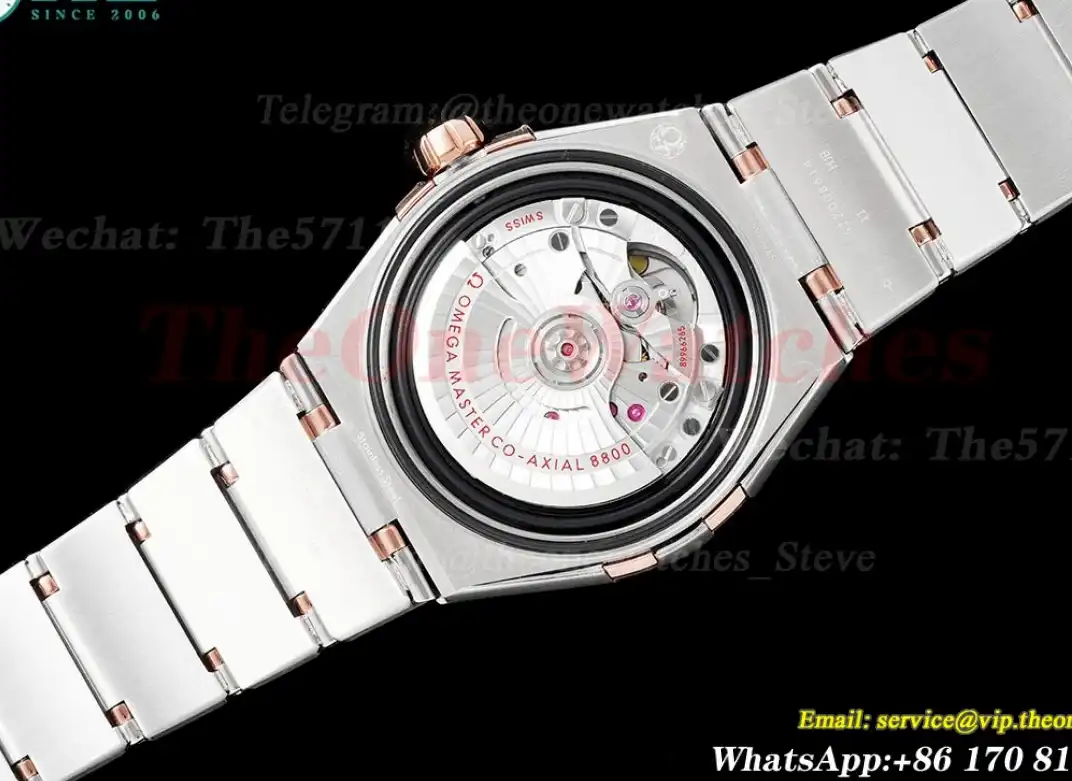 Constellation 39mm SS RG White Stk ASWF A8800