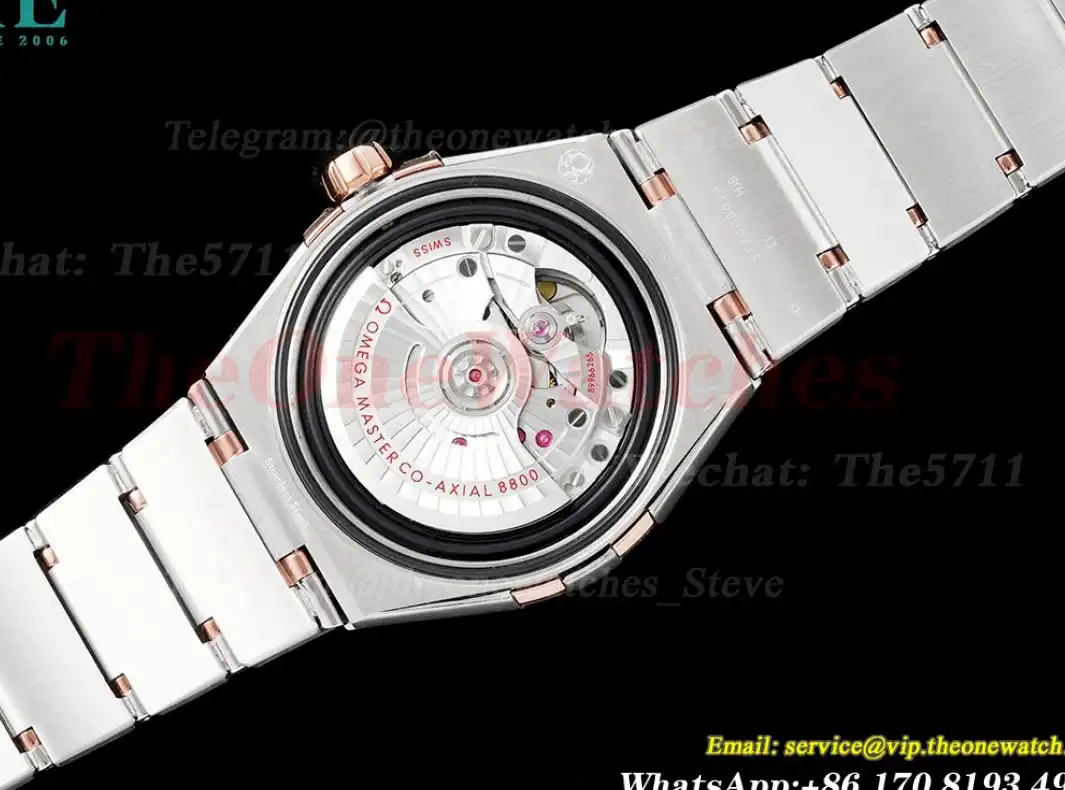 Constellation 39mm SS RG White Dia ASWF A8800