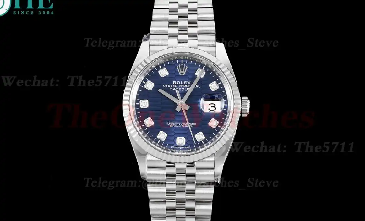 Datejust 126234 36mm Jub SS SS Bule Dia Clean SH3235