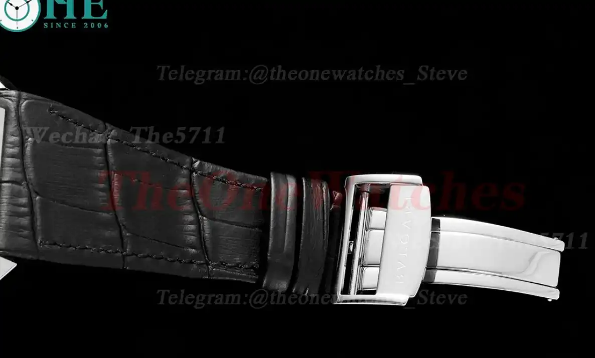 OCTO Solotempo 41mm SS LE White dial On Black Strap BVF V3 A191