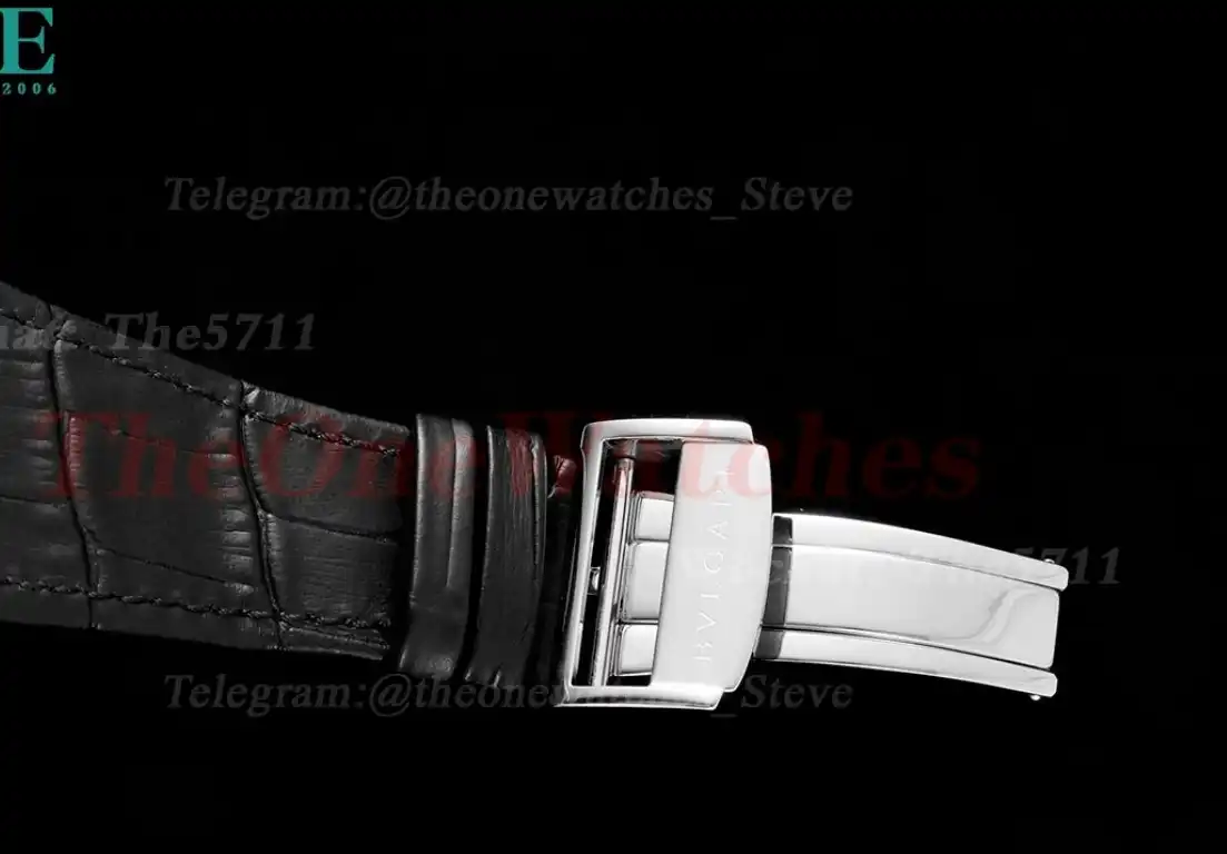 OCTO Solotempo 41mm SS LE Black dial On Black Strap BVF V3 A191