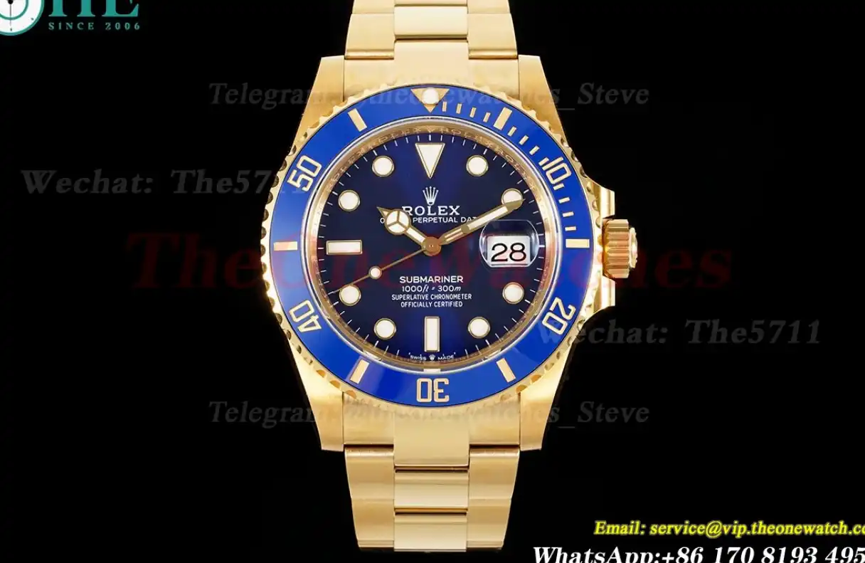 Submariner 41mm 126618LB YG YG Blue Dial VSF VS3235