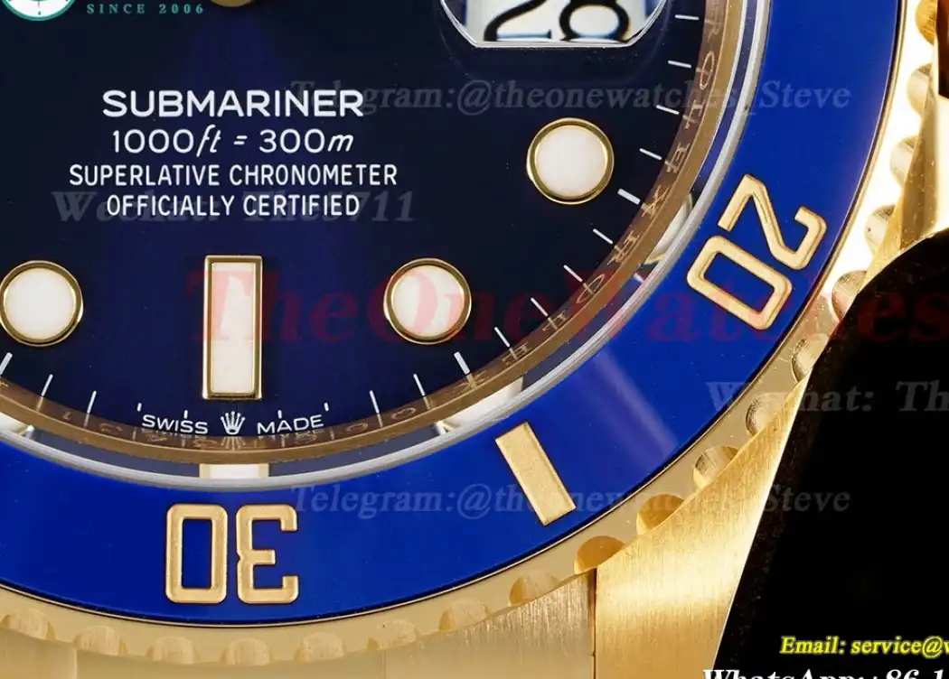 Submariner 41mm 126618LB YG YG Blue Dial VSF VS3235