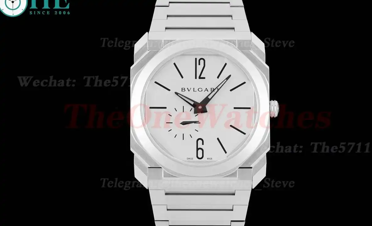 OCTO Finissimo 40mm SS SS White dial BVF A138