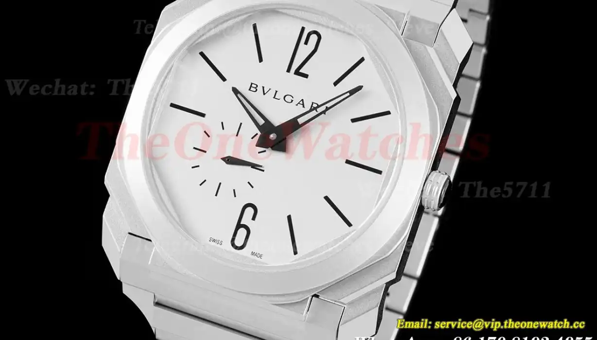 OCTO Finissimo 40mm SS SS White dial BVF A138