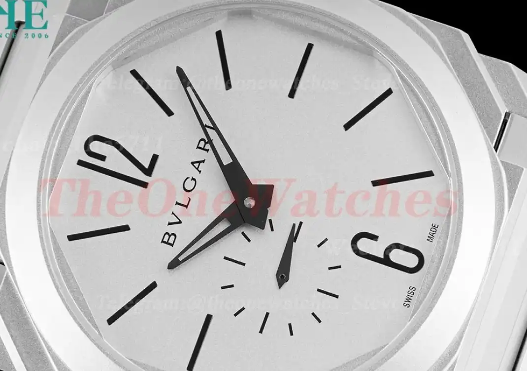 OCTO Finissimo 40mm SS SS White dial BVF A138