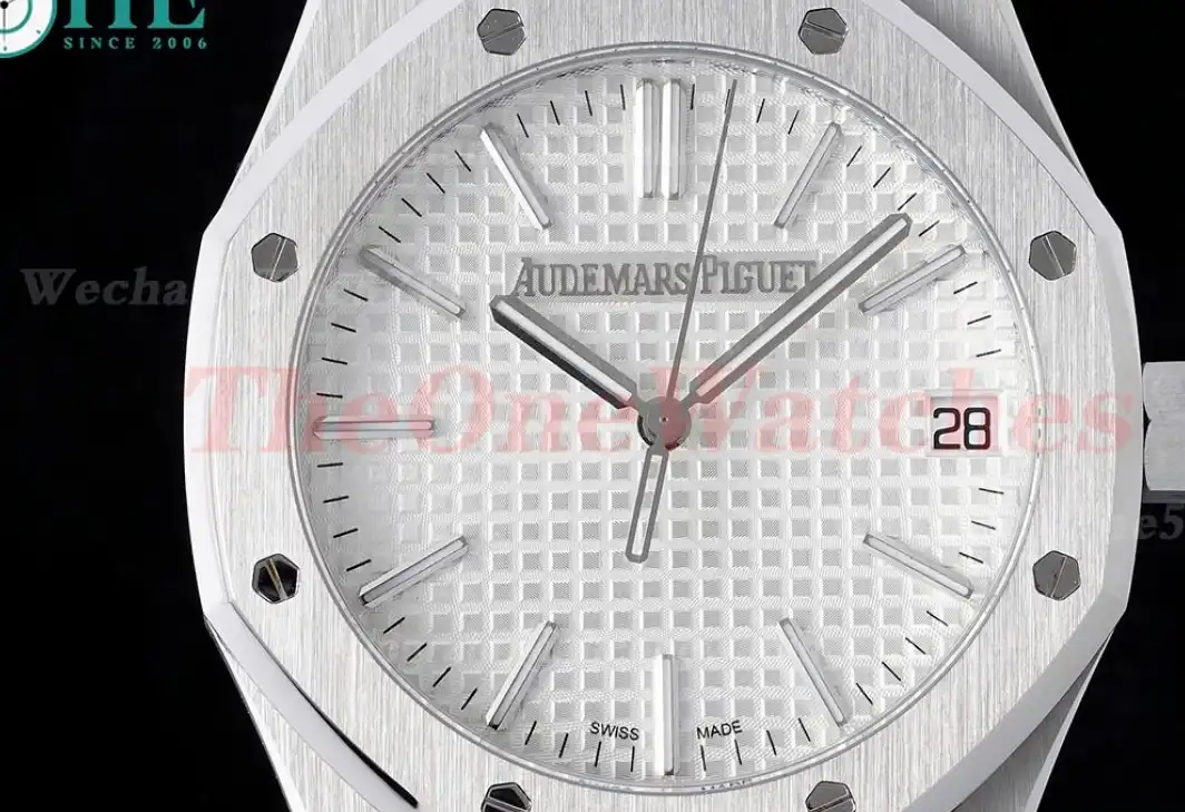 Royal Oak 41mm 15510 SS SS White Dial SF A4302 Super Clone