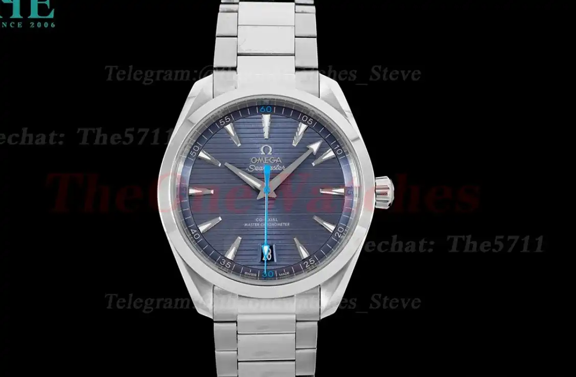 Aqua Terra 150m 41mm Master SS SS Blue Dial VSF A8900 Super Clone