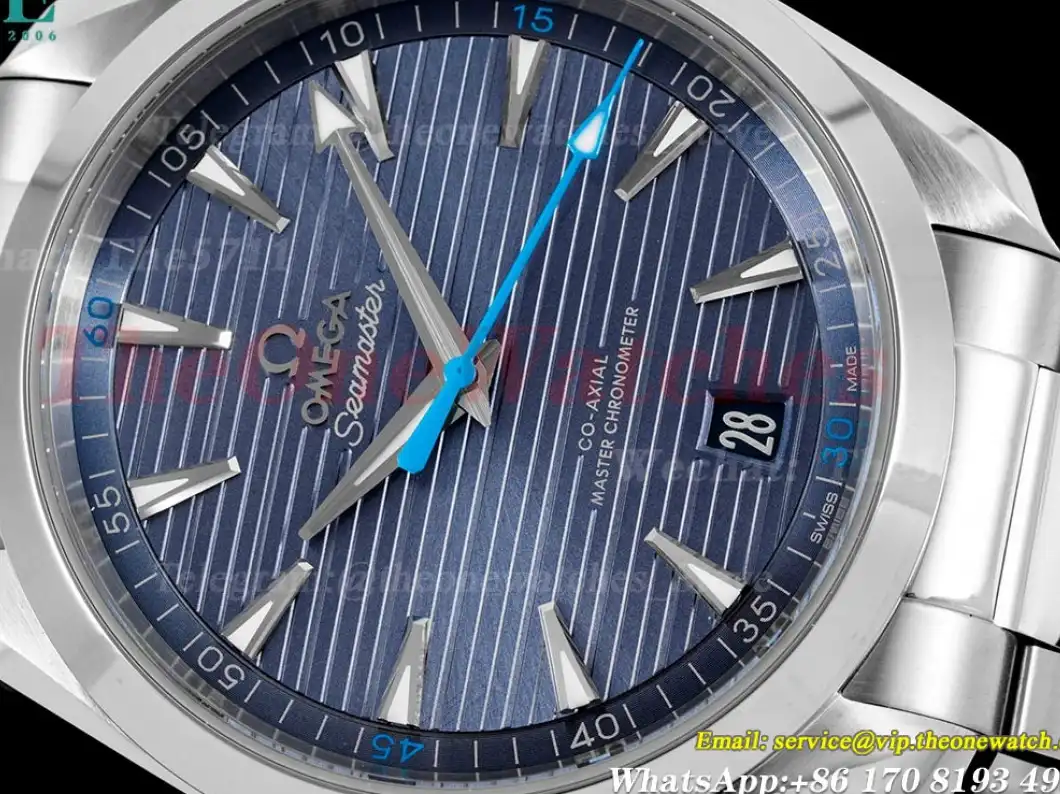 Aqua Terra 150m 41mm Master SS SS Blue Dial VSF A8900 Super Clone