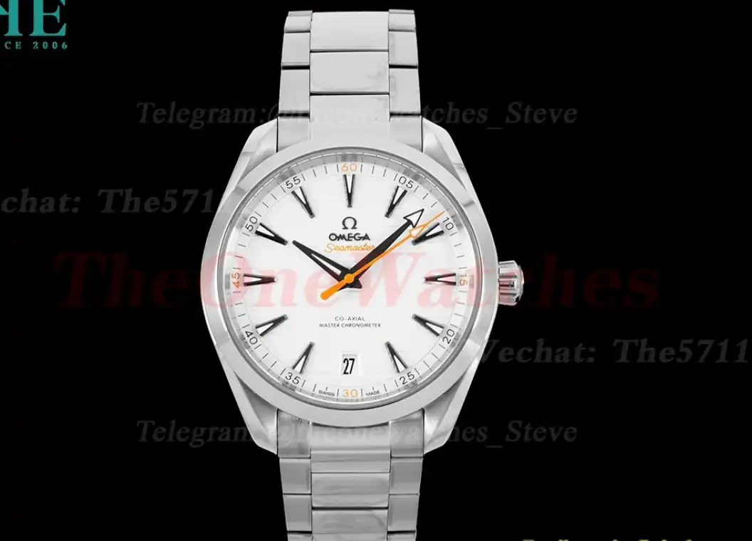 Aqua Terra 150m 41mm Master SS SS White Dial VSF A8900 Super Clone