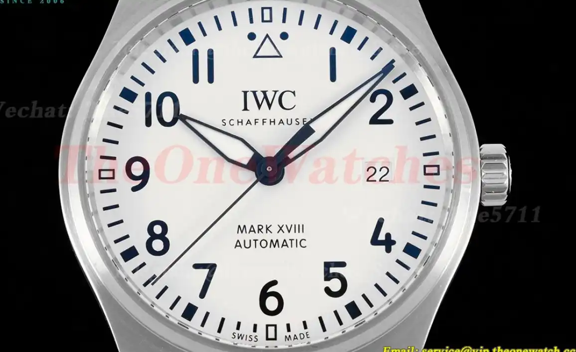 Mark XVIII IW327010 SS LE White Num 40mm V7F A2892